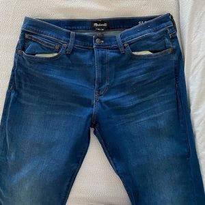 Madewell Slim Jeans in Putnam Wash - sz 36/30